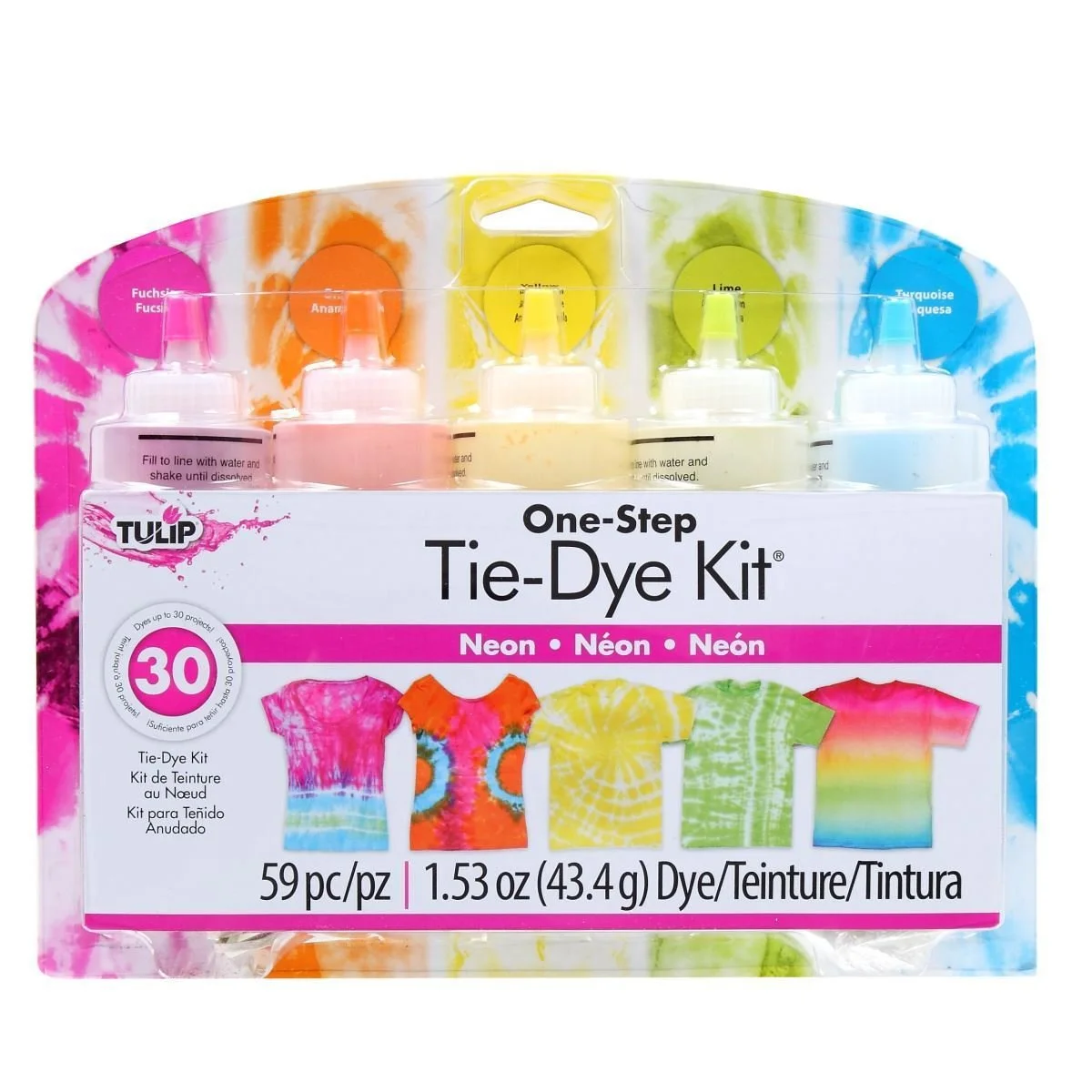 Tulip Neon 5 Color Tie Dye Kit — 14th Street Supply